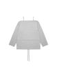 THREE TO EIGHTY Off-Shoulder Shirring Tee M.Grey