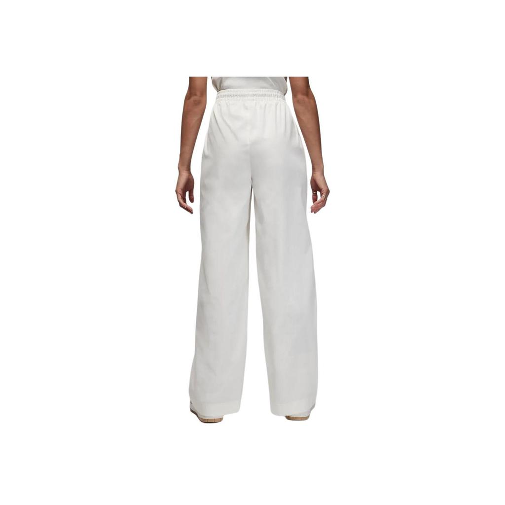 Jordan Relaxed Solid Drawstring Straight Leg Pants Women Bottoms White FB5123-133