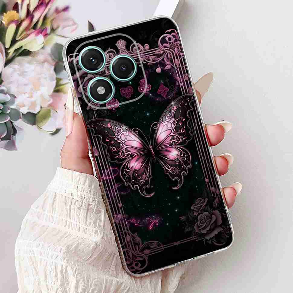 For Honor 400 Lite Casing ABR-NX1 Animal Butterfly Cover Soft Silicone Case For Honor 400 Honor400 Lite Protectors Phone Shell