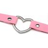 Vintage Love Heart Pu Leather Choker Necklace Goth Choker Collar For Women