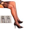 2 Sizes 100% Nylon Super Long Stockings Ladies Foot Shaped Thigh High Back Seam Stockings Night Club Sexy Garter Belt  Hosiery