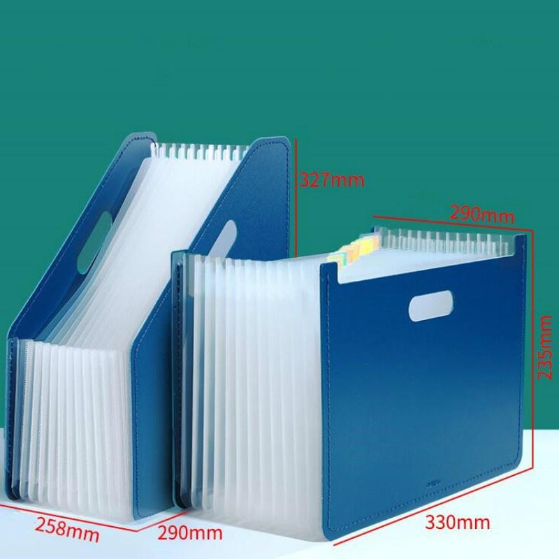 

Расширяемая настольная папка для файлов, 1 шт., с многоуровневым хранилищем и готовым запасом для организации школьных и офисных канцелярских товаров 33cm by 25cm синий