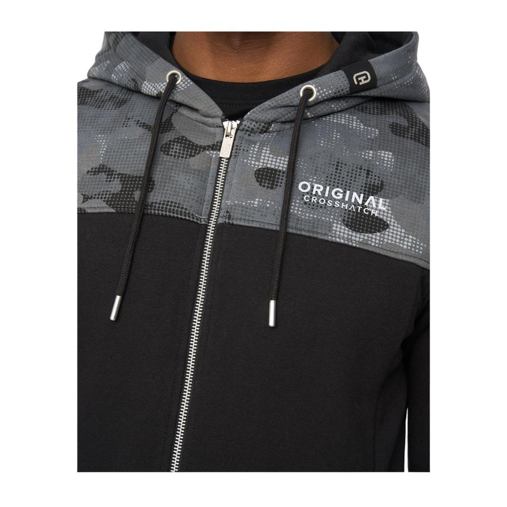 Crosshatch Mens Branton Full Zip Hoodie