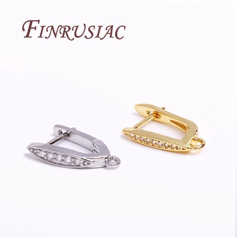 1 Pair/lot 18K Gold Plated French Earring Hooks Earwires Earrings Clasp,DIY Earrings Making Accessories
