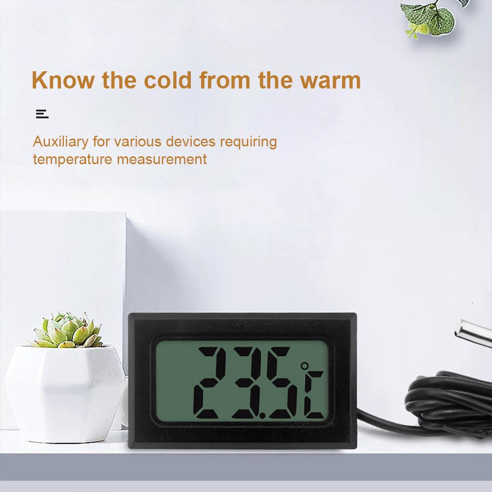 Termometr cyfrowy Miernik temperatury LCD Lodówka Monitor akwarium