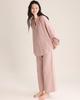 House Yayoi Gauze Long Loose Perfect for Spring and Plus Sizes Suitable for Hospital and Other Size M Women's Double-Layered Pajamas, Sleeves,