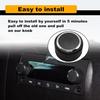 Car Rear Radio Volume Control Knob, Radio Repair Kit Replacement Button Compatible with 07-13 Chevy Tahoe Chevrolet Silverado GMC Acadia Sierra