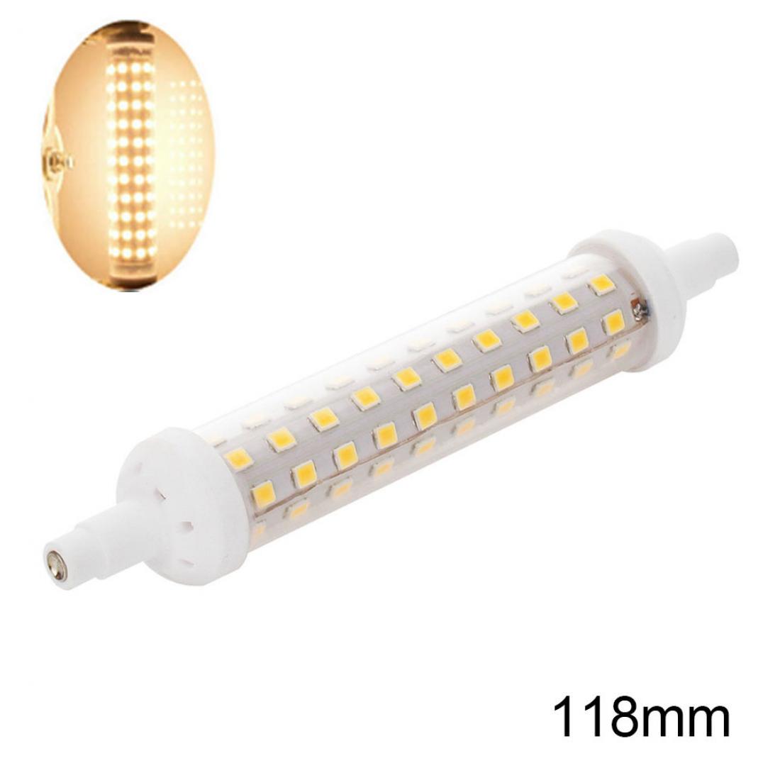 

R7S Ceramics 220V 64/80/144 LED 2835SMD Сменный прожектор для кукурузной лампы 118mm теплый белый