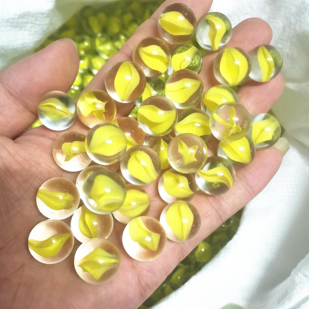 Glass Marbles Set for Games & Decoration - Sizes 14/16/19/25mm