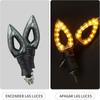 4pcs Universal 12 V LED Motorcycle Mini Indicator, Micro Indicator, Amber, Waterproof Running Light Indicator,for Street Bike,  Moped Scooter
