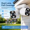 ICAM365 APP Sicherheitskamera Außen Wasserdicht Dual-Linse HD 10MP 10X Zoom WiFi CCTV Nachtsicht Zwei-Wege-Interkom PTZ Fernansicht
