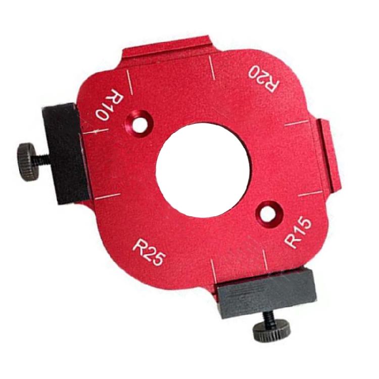 2 Pieces Routers Corner Jig Radius Templates 10-50R for Accurate Woodworking Projects Furniture Making Template