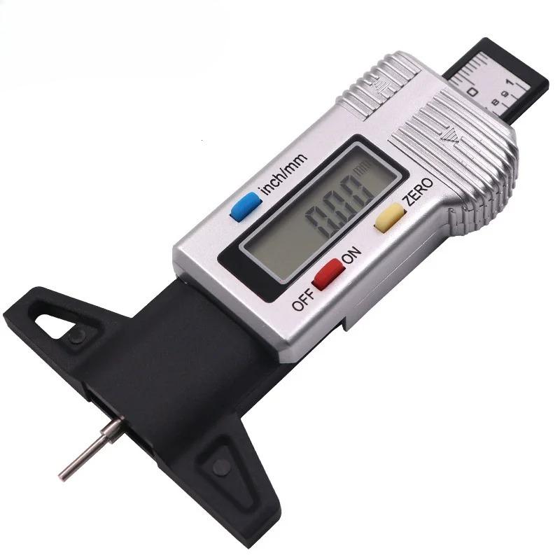 Digital Car Tyre Tire Tread Depth Gauge Meter Auto Tire Wear Detection Measuring Tool Caliper Thickness Gauges Monitoring System