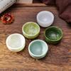 1pc Natural crystal original stone jade tea cup Kung fu cup white jade Xiuyan jade wine cup tea set Lantian jade cup amethyst
