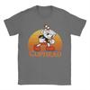 Cuphead Vintage Sunset TShirt Beach  Hip Hop T Shirts Men Cotton O Neck Oversize Tees Short Sleeve Vintage Tops