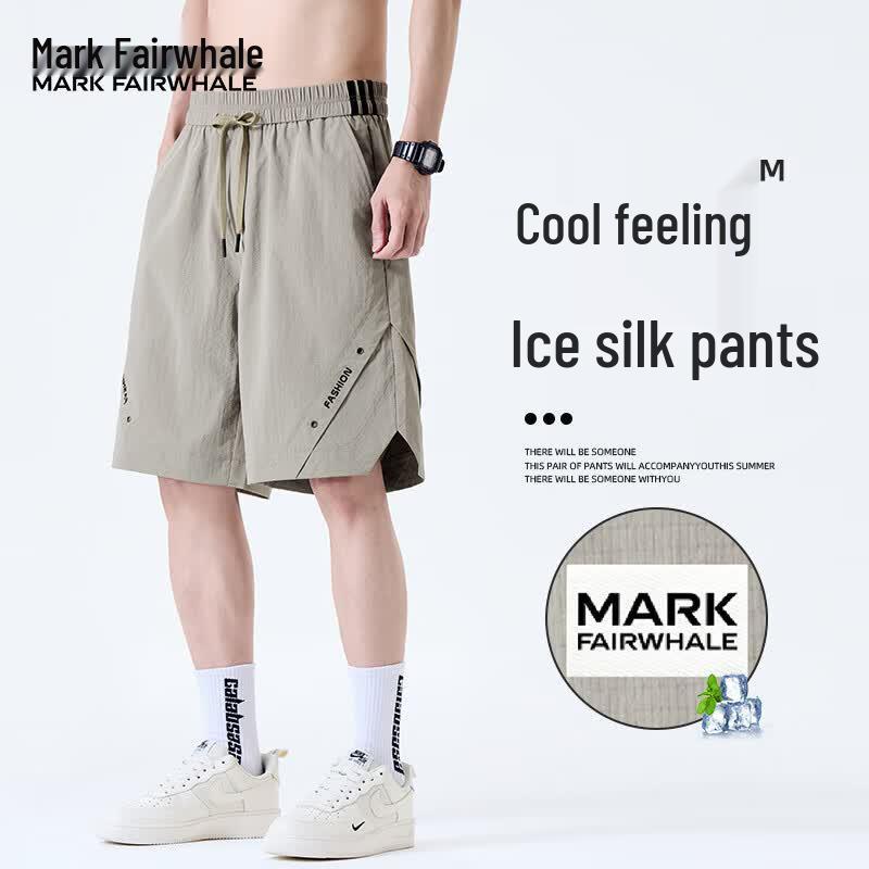 Mark Fairwhale Men's Ice Silk Quick-Dry Sports Shorts