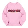 Kids Long Sleeve Neck Sweatshirt, Letter Print Pullover, Loose Fit Top for Boys Girls