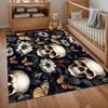 1pc Living Room Carpet Gothic Skull Style Anti Slip Welcome Mat for Living Room Bedroom Bathroom Mat Decoration Home Decor Rugs