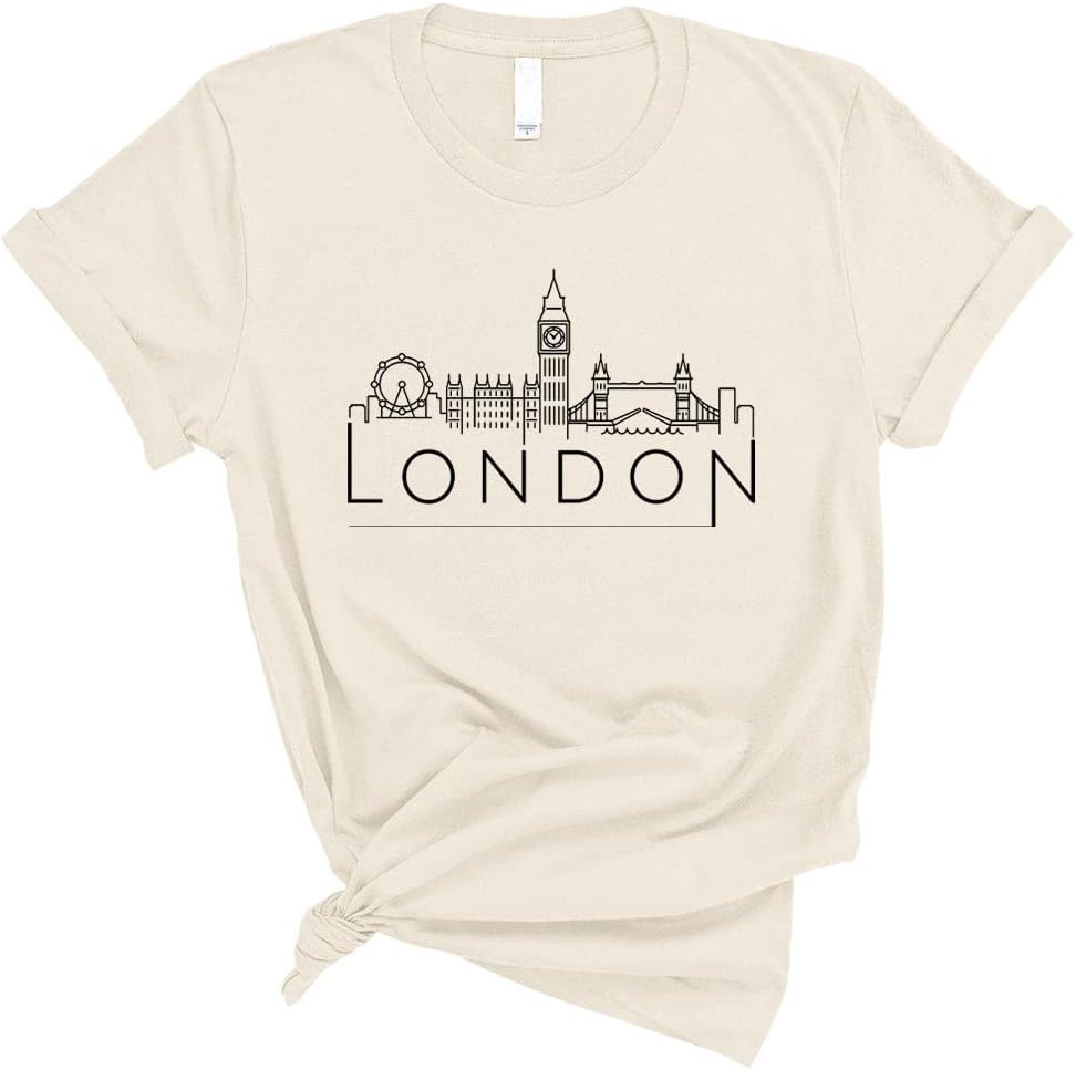 TeesAndTankYou Skyline London England Shirt Unisex Unisex T-Shirt L
