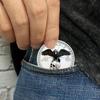 1/2/3Pcs Raven Skull Souvenir Coin Double-Sided Attitude Crow Challenge Coin Token