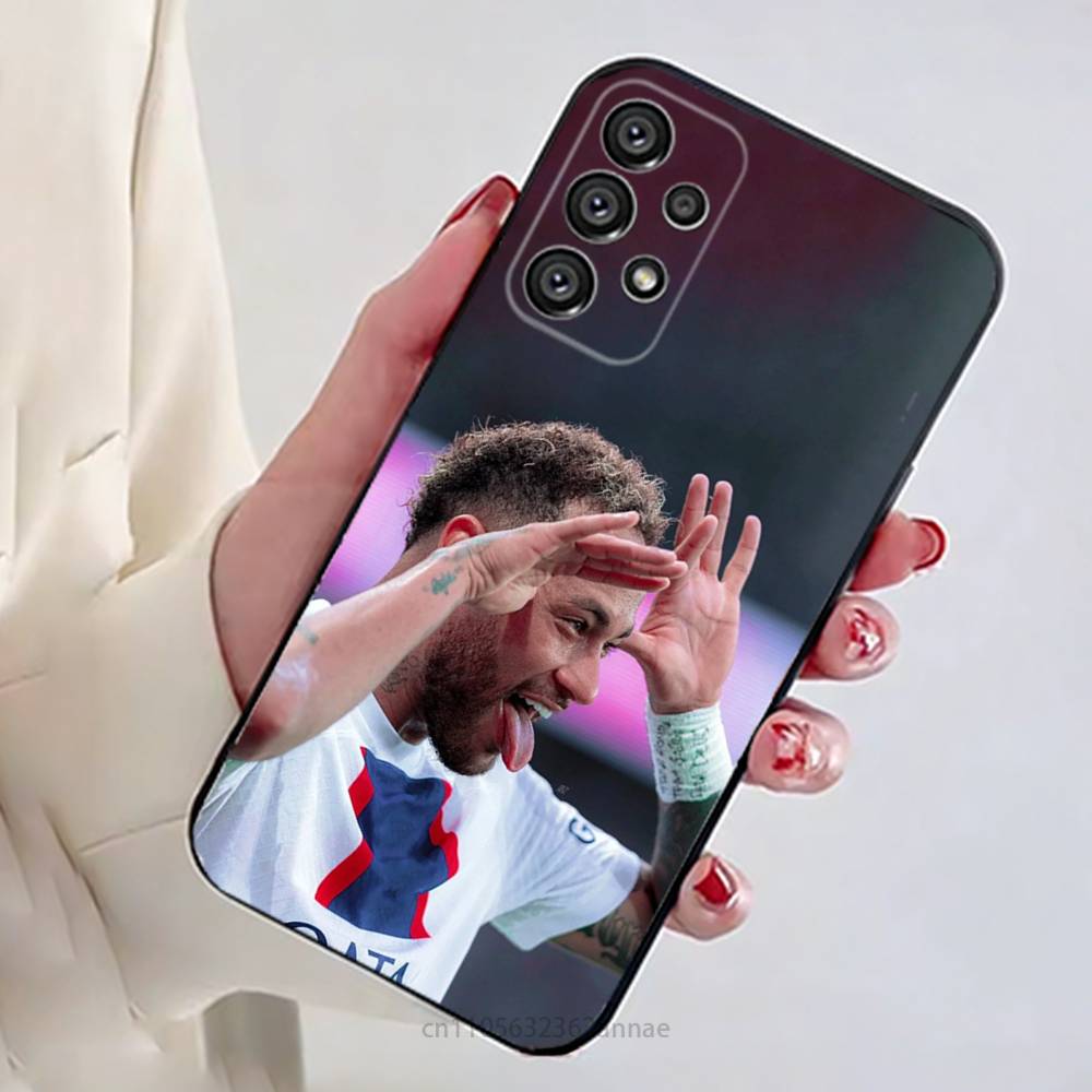 Etui Na Telefon Piłka Nożna N-Neymar 10 Dla Samsung Galaxy A13,21s,22,31,32,52,53,71,80,A91 Miękka Czarna Obudowa