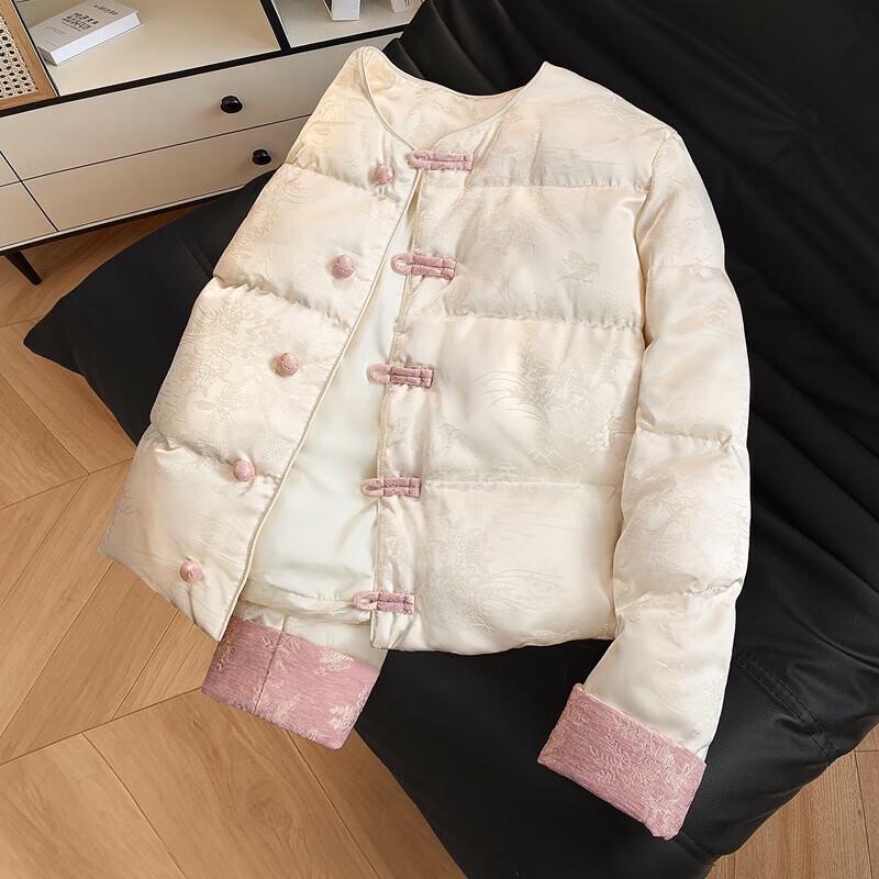 

Женский пуховик Sybylshe в новом китайском стиле, 90% пуха