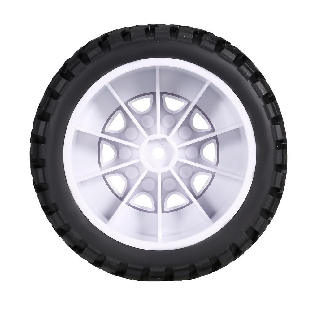 Pneus En Caoutchouc Pour Voiture RC 1/10 – 4 Roues Avec Jantes 12 Mm, Grip Route Et Absorption Des Chocs