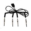 Replacement Accessories Crude Oil 4 Wire Diesels Glow Plug Harness Waterproof for 038971220C 904-090 Easy Installation