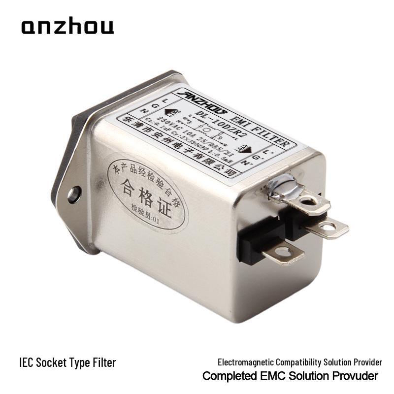 Socket-Type EMI Filter: DL-1DZ2R, DL-3DZ2R, DL-6DZ2R, DL-10DZ2R