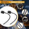 MOTOALL Ignition Coil Connector Plug Wire Harness Pigtail Wiring Loom 2-Way For Ford 4.6L 5.4L 6.8L 1991-2011 & Lincoln Mazda Suzuki - 8Pcs
