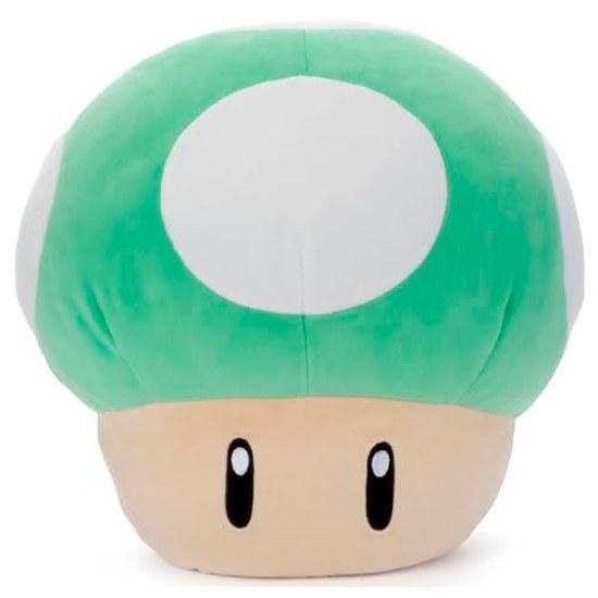 TAKARATOMY A.R.T.S Super Mario Mocchi-Mocchi Game Style 1UP Mushroom Plush Approximately 35cm Tall