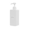 Square Dispenser Refill Container 650ml/White Pump Container