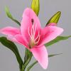 38Cm Artificial Flowers Fake Lily Bouquet Diy Creative Bouquet Desktop Vase Flower Arrangement Room Decoration