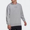 Adidas Crew Neck Training Knit Sweatshirt Men Tops Gray HE4351