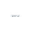 AATP1 G63/G65 V8 Biturbo/V12 Biturbo Flat Letters Emblem - for Mercedes Benz W463 Fender & Trunk Logo Sticker