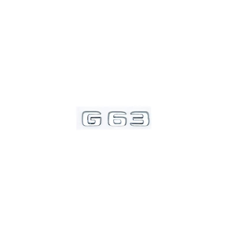 AATP1 G63/G65 V8 Biturbo/V12 Biturbo Flat Letters Emblem - for Mercedes Benz W463 Fender & Trunk Logo Sticker