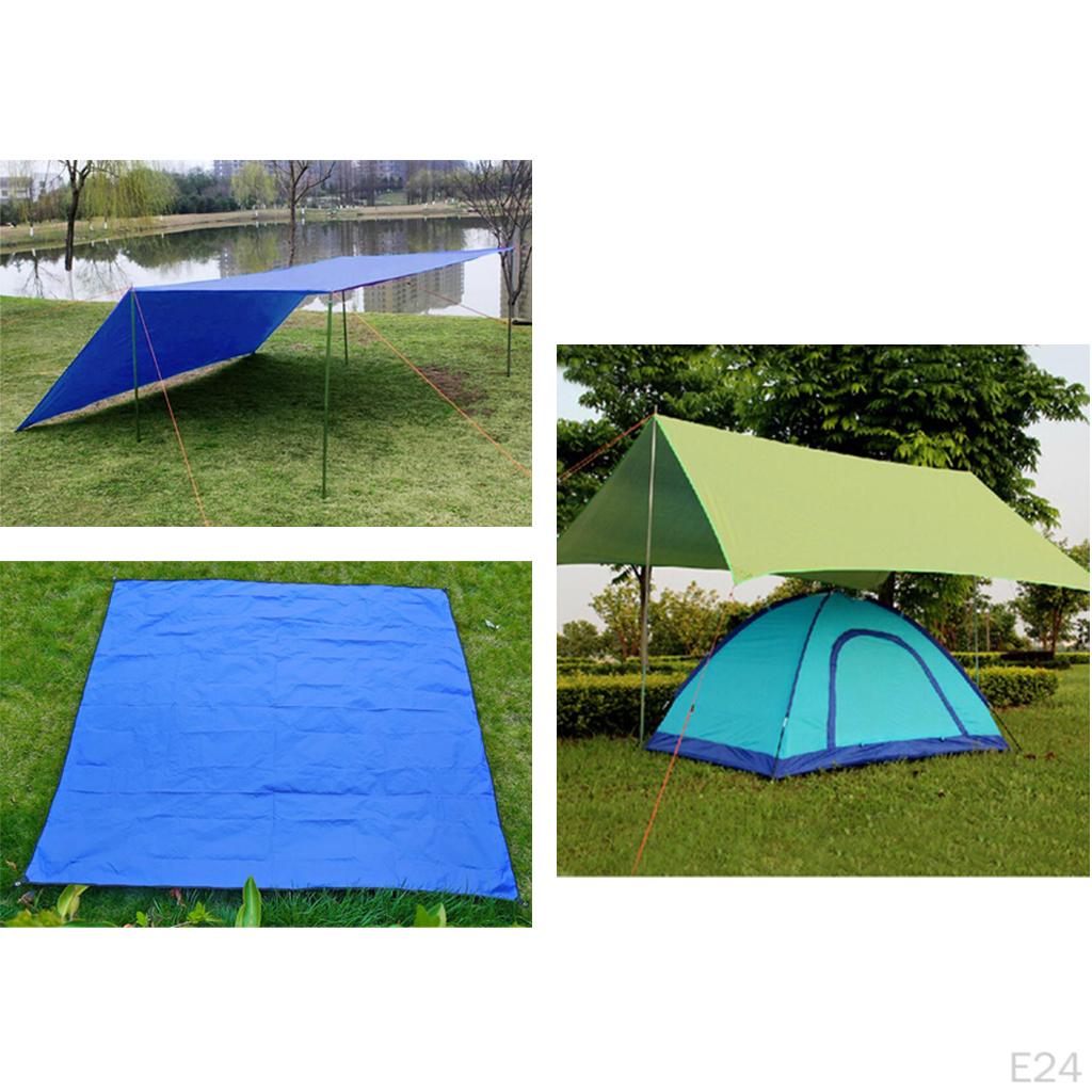 1-4 Person Ultralight Waterproof Tent Tarp Footprint Ground Sheet Mat, for Camping, Hiking, Picnic,