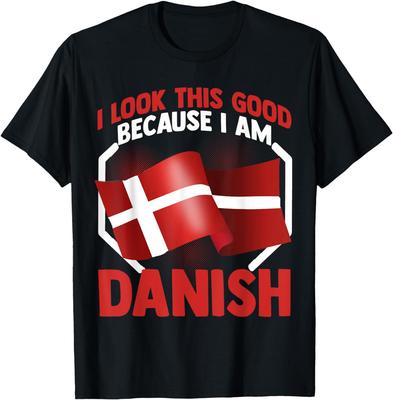 Danish Gift Denmark Men Women Danmark Holiday Proud Kids T-Shirt Unisex Cotton Men Clothing
