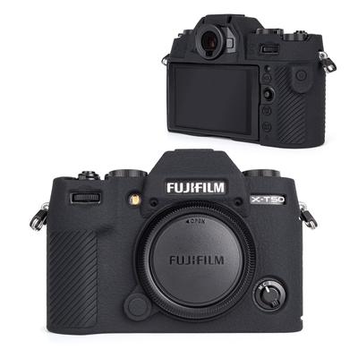 Kinokoo Fujifilm XT50/X-T50 Case, XT50 Cover, Soft Silicone Protective Cover for XT50 Camera, Full Protection, Removable, Non-Slip (Black)