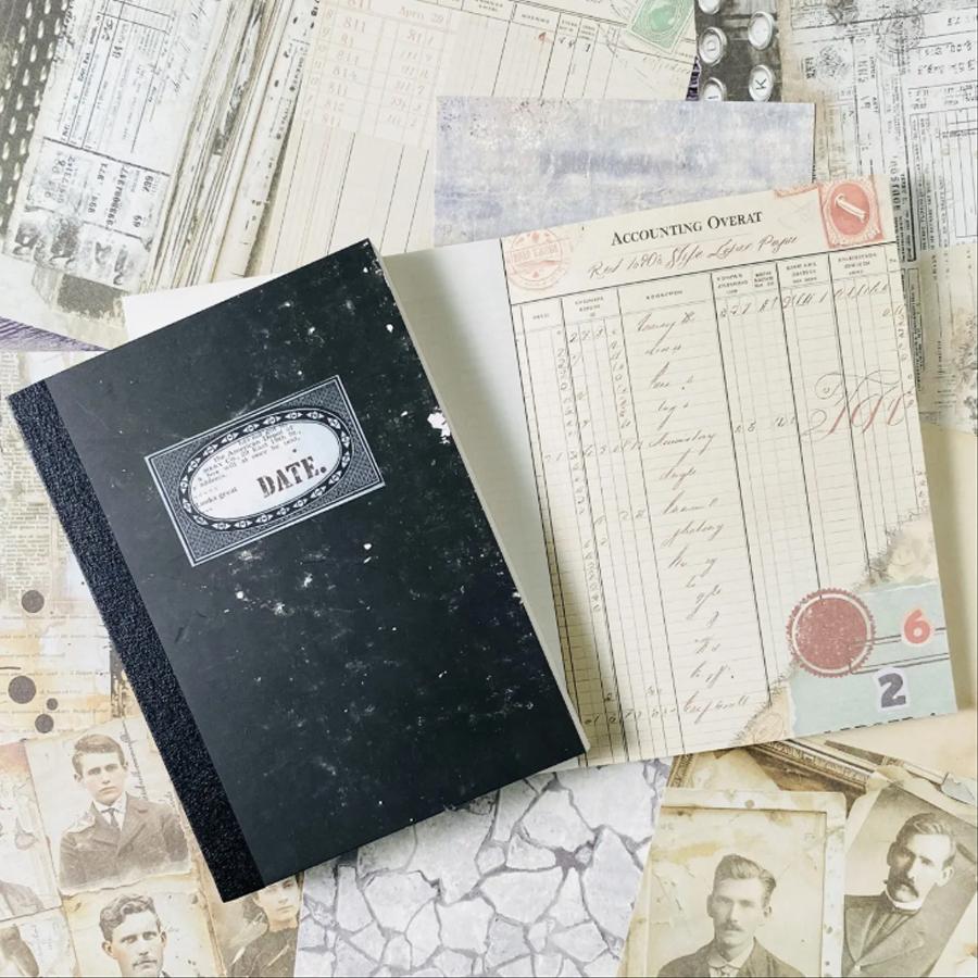 Set di 100 fogli di Carta per Scrapbooking Vintage - Carta Decorativa Non Adesiva per Junk Journal Fai da Te Carta per Artigianato