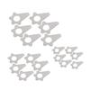 Stainless Steel 18 Piece Safety Lockwire Washer Set M6 M8 M10 for Motocross Motorbike