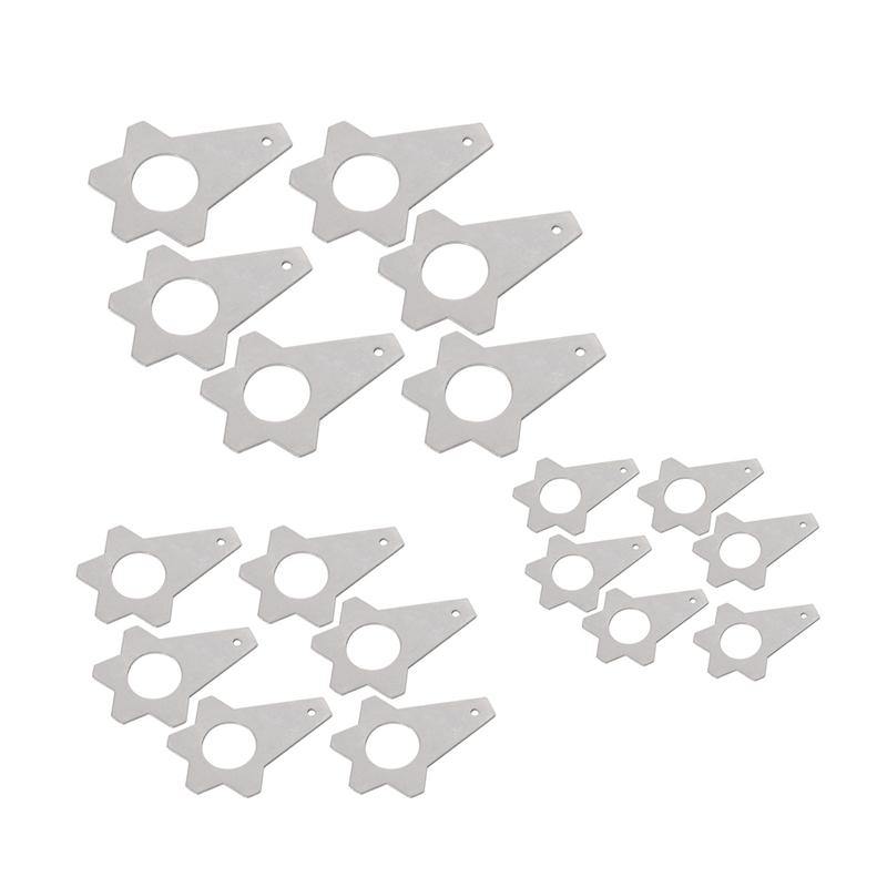 Stainless Steel 18 Piece Safety Lockwire Washer Set M6 M8 M10 for Motocross Motorbike