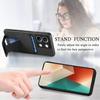 C1-11 for Xiaomi Redmi Note 13 5G Case Carbon Fiber Texture Leather Coated TPU Card Slot Phone Cover