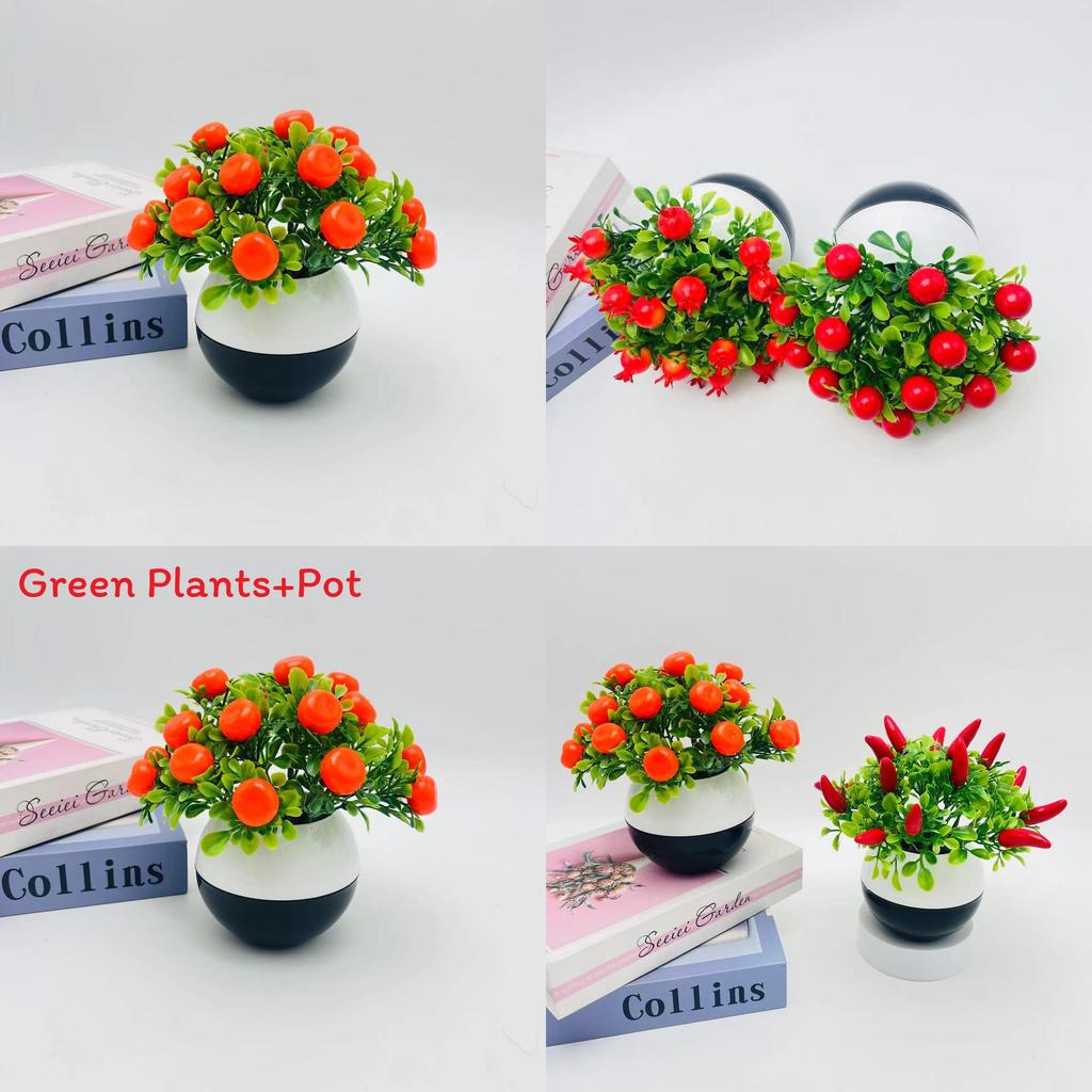 Artificial Fruit Plant Decor With Plastic Material For Home And Event Use