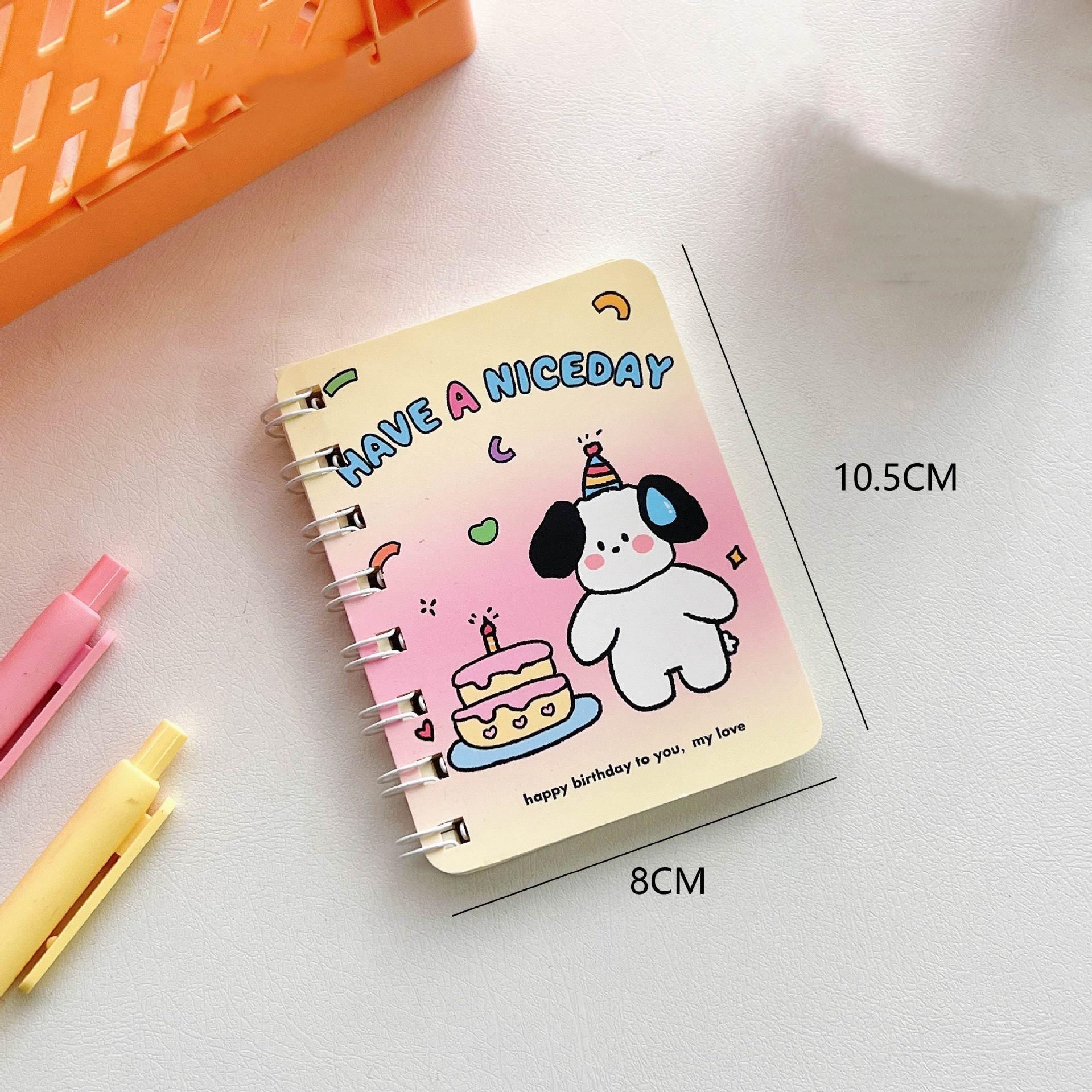 

1 шт., маленький A7 эстетический блокнот для детей, масляная живопись, пейзажные блокноты со сценарием, портативный карманный блокнот для скрапбукинга