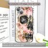 Retro Gothic Night Flower Skull Head Printed Phone Case for iPhone 17 16 12 11 14 Plus 13 14 15 Pro Max Mini X Floral Soft Cover