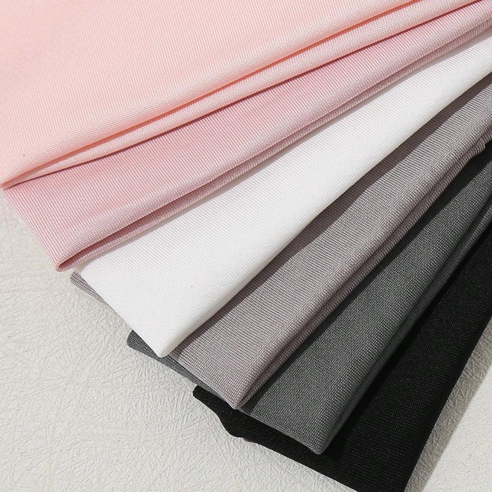 6pcs Women's Multi-Colored Solid Sports Sweatband, Fashionable Yoga Running Casual Hair Accessories