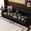 Light Luxury Sofa Mat Living Room Cushion Four Season Universal Anti Slip Seat Pad Decor Household Dust Mat Wave-shaped Hem