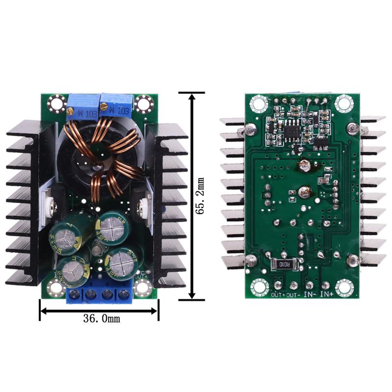 DC-DC 150W 10A Boost Converter 9-35 To 1-35V 80W Buck Booster 300W Step Down Step Up Adapter Module Adjustable Voltage Regulator