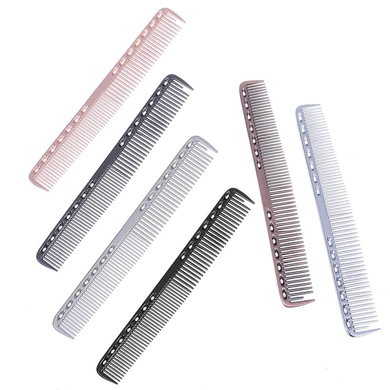 Aluminum Metal Hair Hairdressing & Barbers Salon Professional Combs Anti-Static
